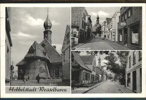 Wesselburen Hebbelstadt Suederstrasse oesterstrasse x