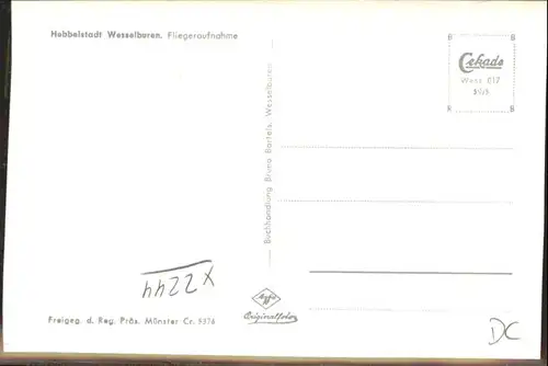 Wesselburen Hebbelstadt Fliegeraufnahme *