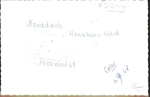 Norddeich Ostfriesland Norddeich Dithmarschen Henschens-Hotel * / Norden /Aurich LKR