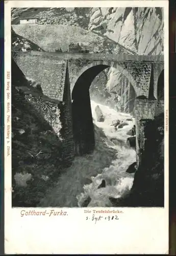 Furka Gotthard Teufelsbruecke *