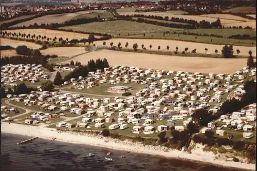 Neustadt Holstein Fliegeraufnahme Campingplatz *