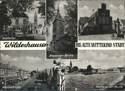 Wildeshausen Wittekind Westertor Westerstrasse Rathaus Hunte Alexanderkirche x