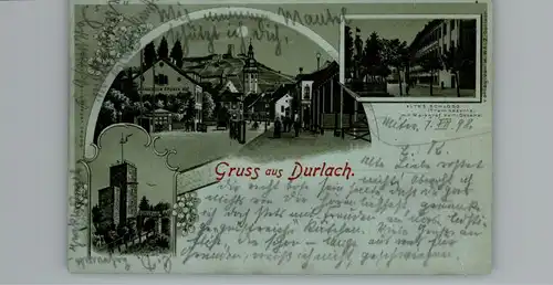 Durlach Schloss Gasthaus gruenen Baum x