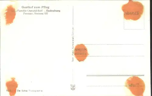 Endenburg Gasthaus zum Pflug *