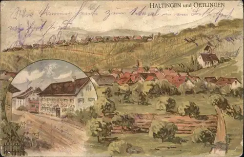 Haltingen oetlingen Gasthof Ochsen x