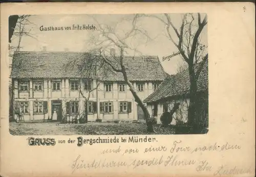 Bad Muender Gasthaus Fritz Holste Bergschmiede x