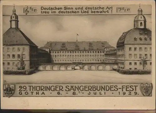 Gotha Thueringen Saengerfest / Gotha /Gotha LKR