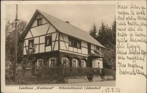Lueckendorf Landhaus Waldesruh