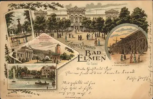 Bad Elmen Hotel Kurhaus Gradierwerk Schwanenteich