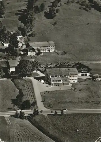 Thalkirchdorf Gasthof Pension Post Fliegeraufnahme 