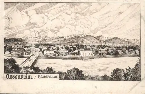 Rosenheim Oberbayern Bruecke