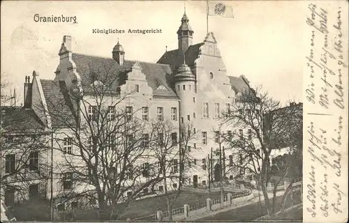 Oranienburg Koenigliches Amtsgericht