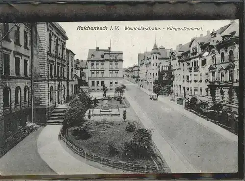 Reichenbach Vogtland Weinhold Strasse Krieger Denkmal 