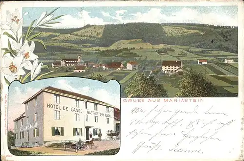 Mariastein SO Hotel de Lange Gasthof zum Engel Kutsche