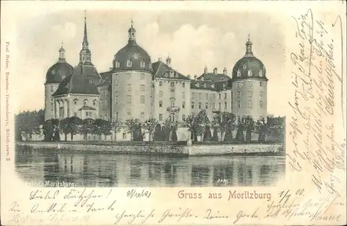 Moritzburg Schloss Moritzburg Reliefkarte