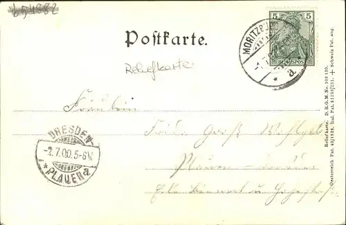 Moritzburg Schloss Moritzburg Reliefkarte