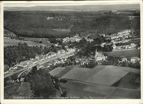 Berggiesshuebel Erstes Kneippbad Sachsens Flugaufnahme