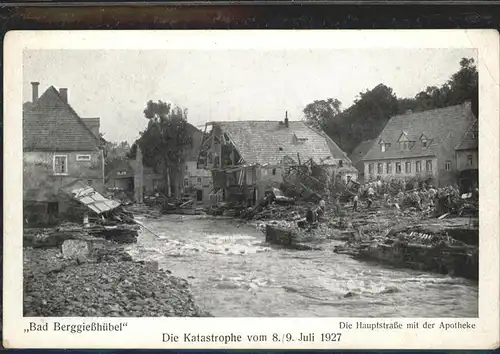 Berggiesshuebel Bad Berggiesshuebel Katastrophe 1927