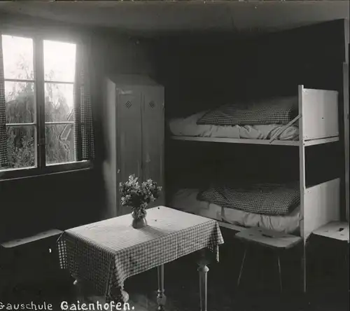 Gaienhofen Gauschule Zimmer Betten Kat. Gaienhofen