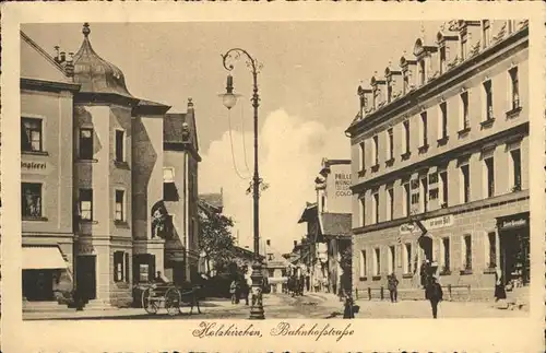 Holzkirchen Oberbayern Bahnhofstrasse Kutsche Kat. Holzkirchen