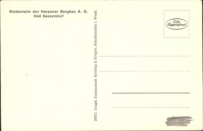  Bad Sassendorf Kinderheim Kat. Bad Sassendorf Nr. wx57564 - oldthing Motiv 
