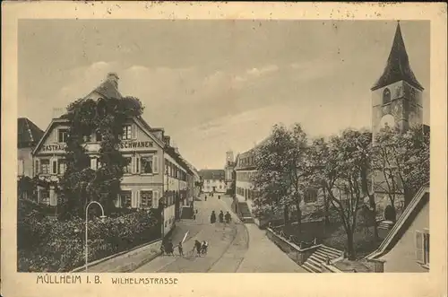 Muellheim Baden Wilhelmstrasse Kat. Muellheim