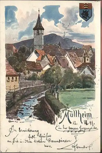 Muellheim Baden  Kat. Muellheim