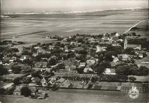 Amrum Nordseebad  Flugaufnahme Kat. Nebel