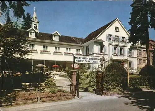 Obersasbach Kneippkurhaus Sanatorium Marienheim  Kat. Sasbach