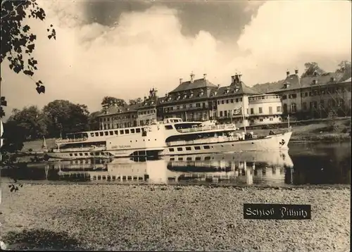 Pillnitz Schloss Schiff Kat. Dresden