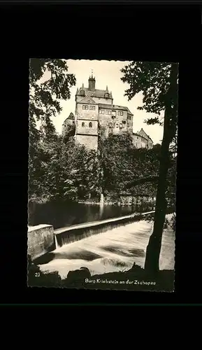 Zschopau Burg Kriebstein  Kat. Zschopau