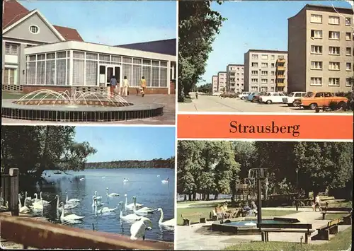 wz04835 Strausberg Brandenburg Klub am See, Fichteplatz Kategorie. Strausberg Alte Ansichtskarten
