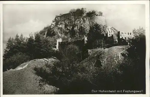 Hohentwiel Festungswall Kat. Singen (Hohentwiel)