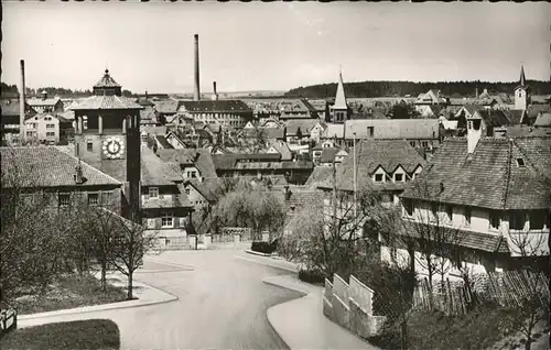 Schwenningen Neckar Teilansicht / Villingen-Schwenningen /Schwarzwald-Baar-Kreis LKR