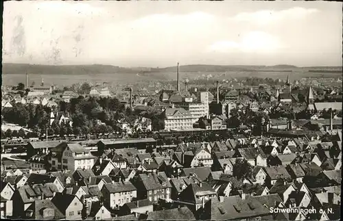 Schwenningen Neckar Totalansicht / Villingen-Schwenningen /Schwarzwald-Baar-Kreis LKR