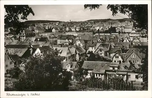 Schwenningen Neckar Totalansicht / Villingen-Schwenningen /Schwarzwald-Baar-Kreis LKR