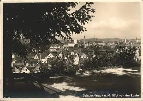 Schwenningen Neckar Teilansicht / Villingen-Schwenningen /Schwarzwald-Baar-Kreis LKR