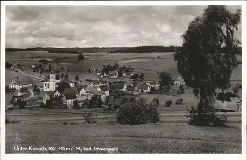 Unterkirnach Gesamtansicht Kat. Unterkirnach