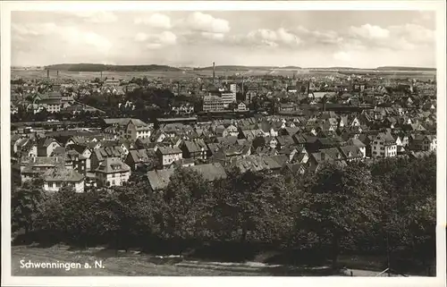 Schwenningen Neckar Gesamtansicht / Villingen-Schwenningen /Schwarzwald-Baar-Kreis LKR