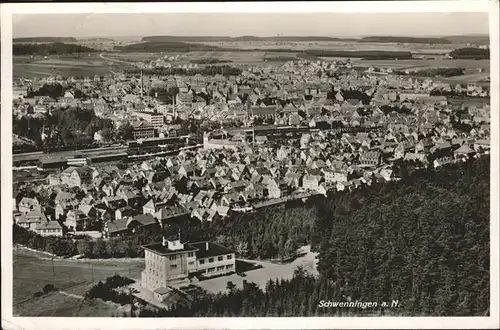 Schwenningen Neckar Gesamtansicht / Villingen-Schwenningen /Schwarzwald-Baar-Kreis LKR