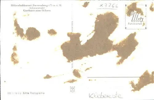 Zwerenberg Neuweiler Schwarzwald Kat. Neuweiler