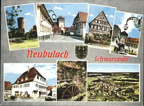 Neubulach Gasthaus Adler Hirschen Lochsaegemuehle  Kat. Neubulach