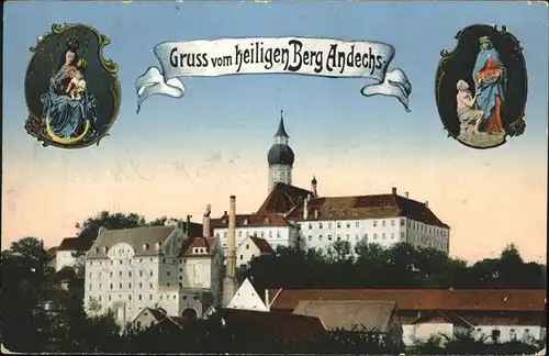 Kloster Andechs heiligen Berg Praegedruck Kat. Andechs