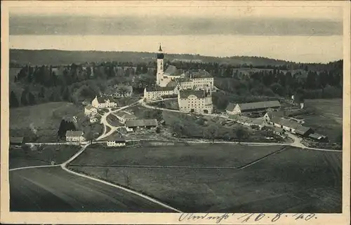 Kloster Andechs Fliegeraufnahme  Kat. Andechs