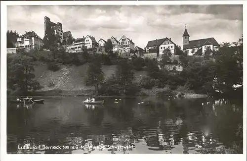 Berneck Altensteig See Ruderer Kat. Altensteig