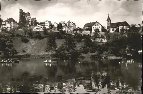 Berneck Altensteig Teilansicht Ruderer Kat. Altensteig