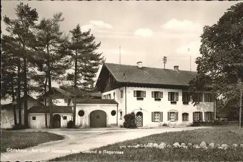 Gmund Tegernsee Gaestehaus Bei uns Moosrain Kat. Gmund a.Tegernsee