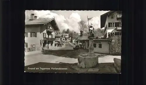 Gmund Tegernsee Floriansbrunnen Kat. Gmund a.Tegernsee