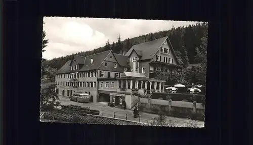 Berneck Altensteig Pension Waldhorn Kat. Altensteig