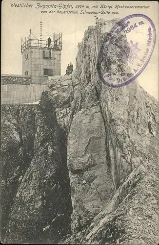 Zugspitze Gipfel Observatorium Kat. Garmisch-Partenkirchen